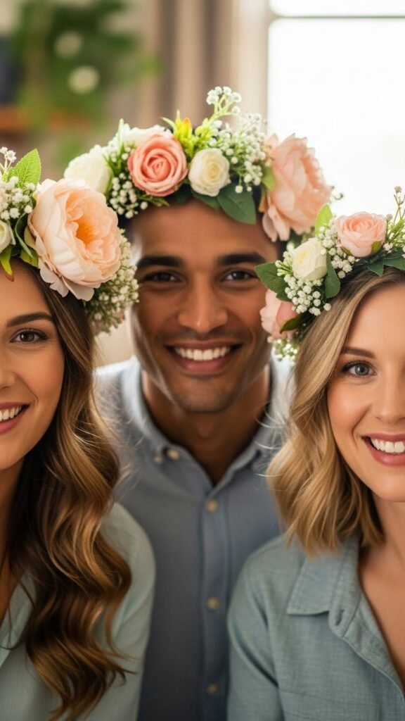 Faux Flower Crowns