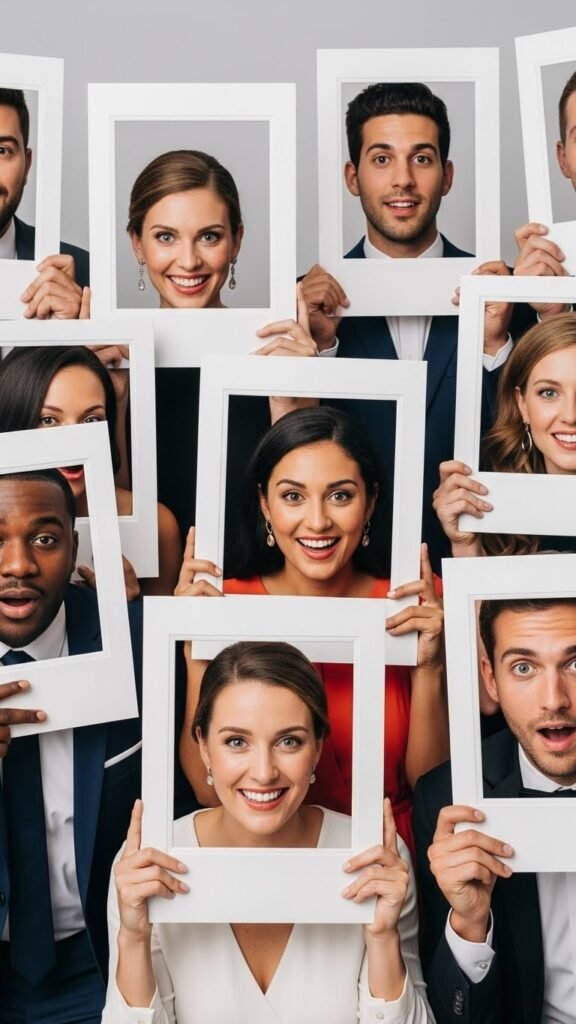 Polaroid-Style Empty Frames