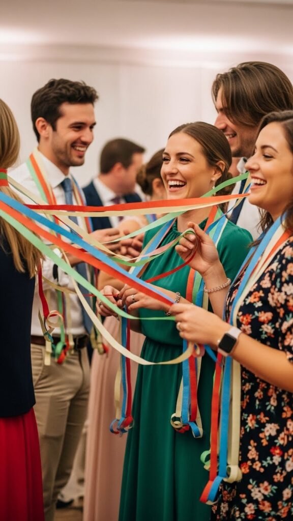 Paper Streamer Scarves