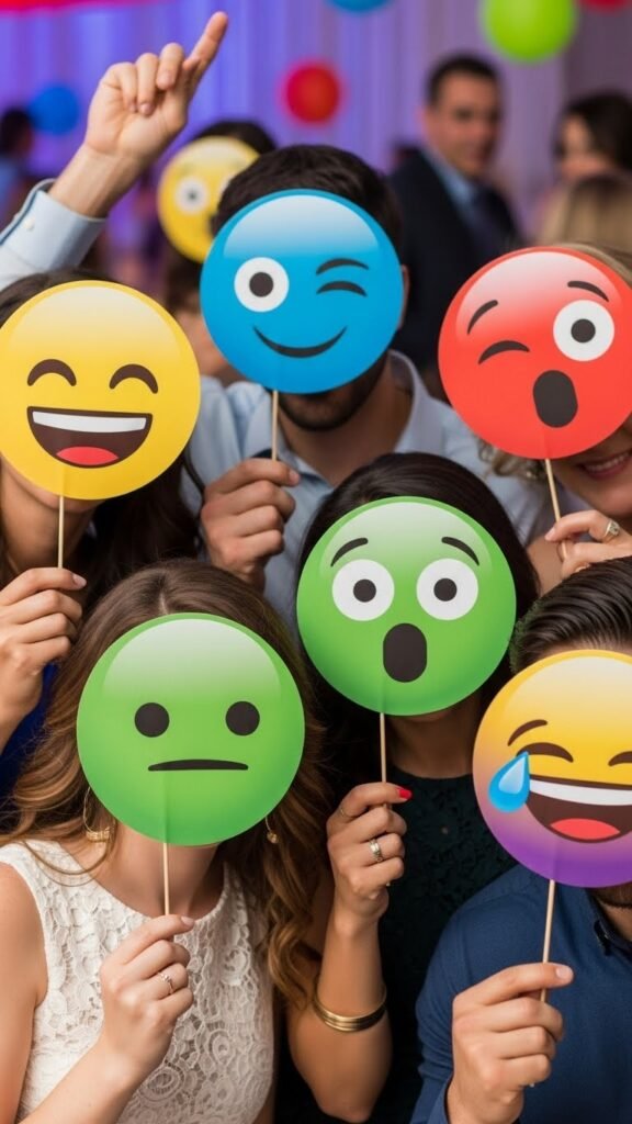 Handheld Emoji Faces (Blank Style)