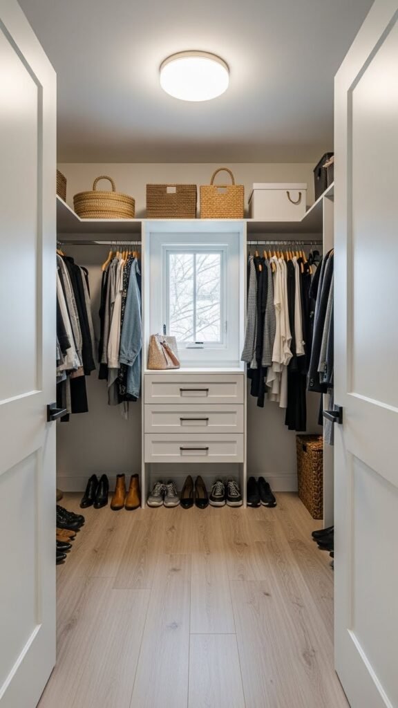 how to design a walk-in closet