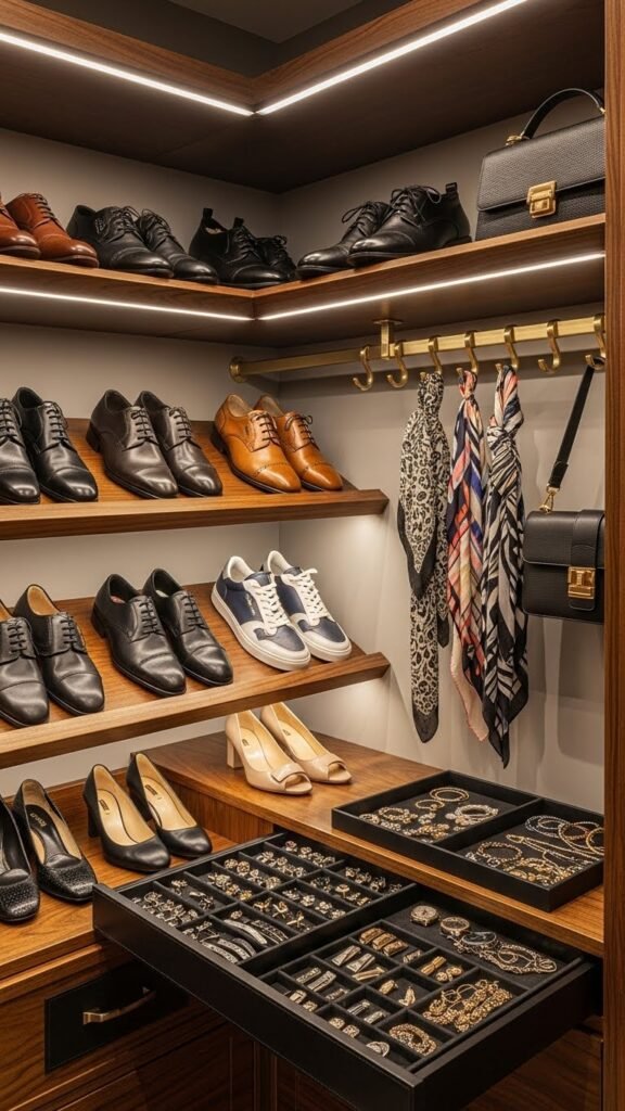 Design Smart Storage for Shoes and Accessories