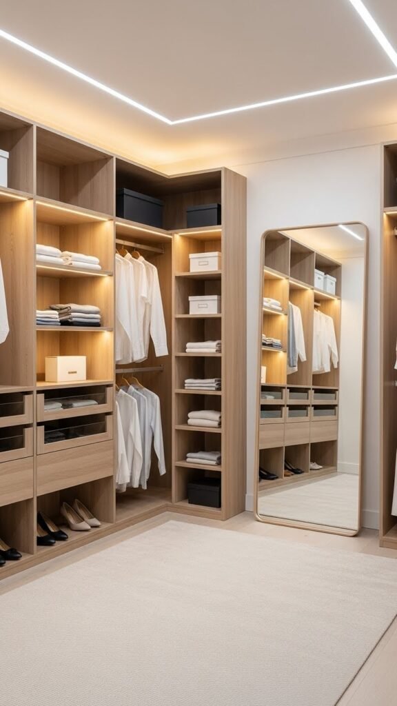 Use Light, Mirrors, and Color to Create Space