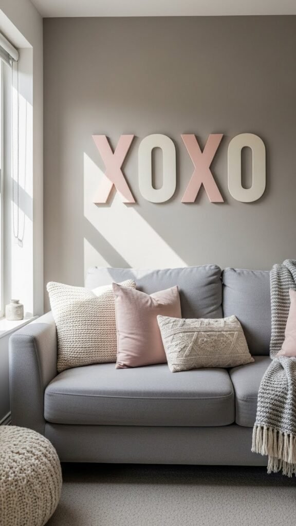 Oversized XOXO Wall Letters