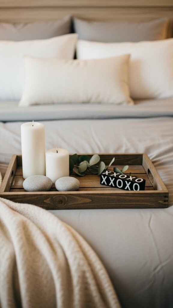 XOXO Bed Tray Decor