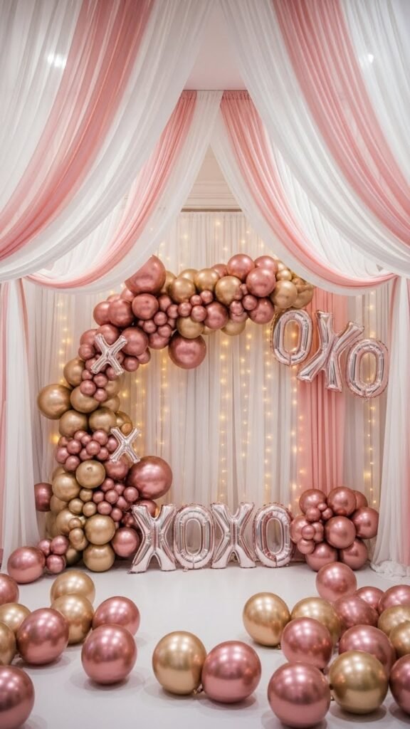  XOXO Party Backdrop