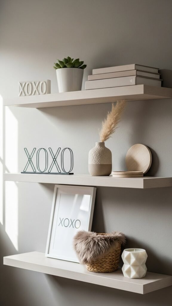 XOXO Floating Shelves