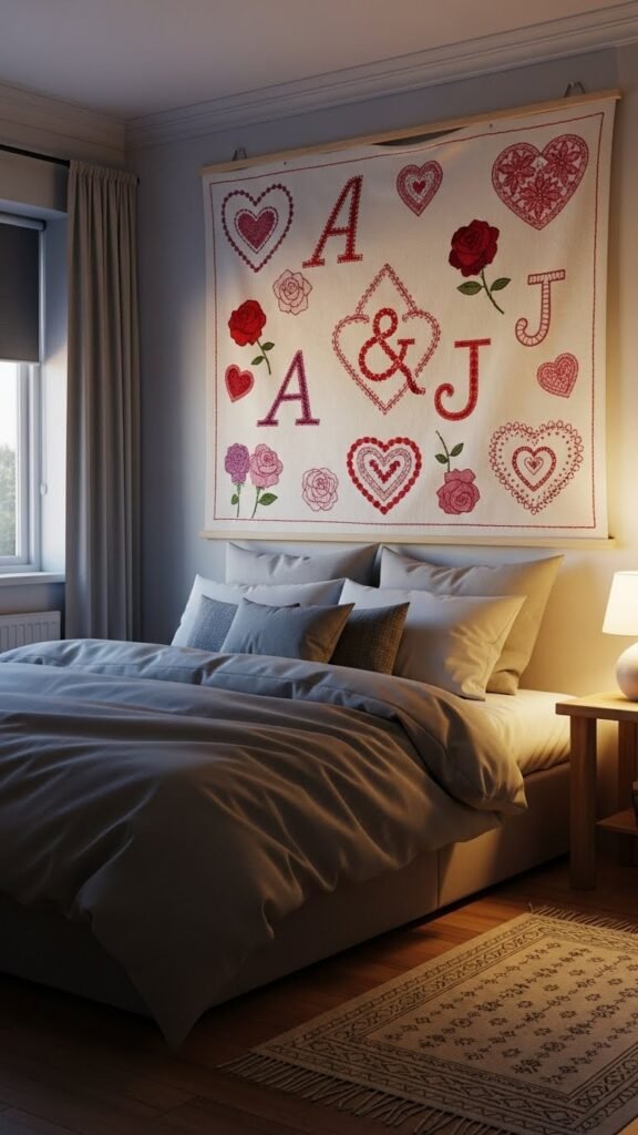 XOXO Fabric Wall Hanging