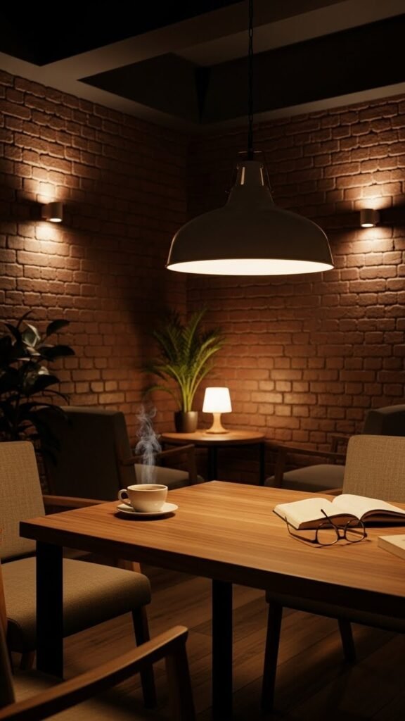 Layer Lighting for That Soft Café Glow