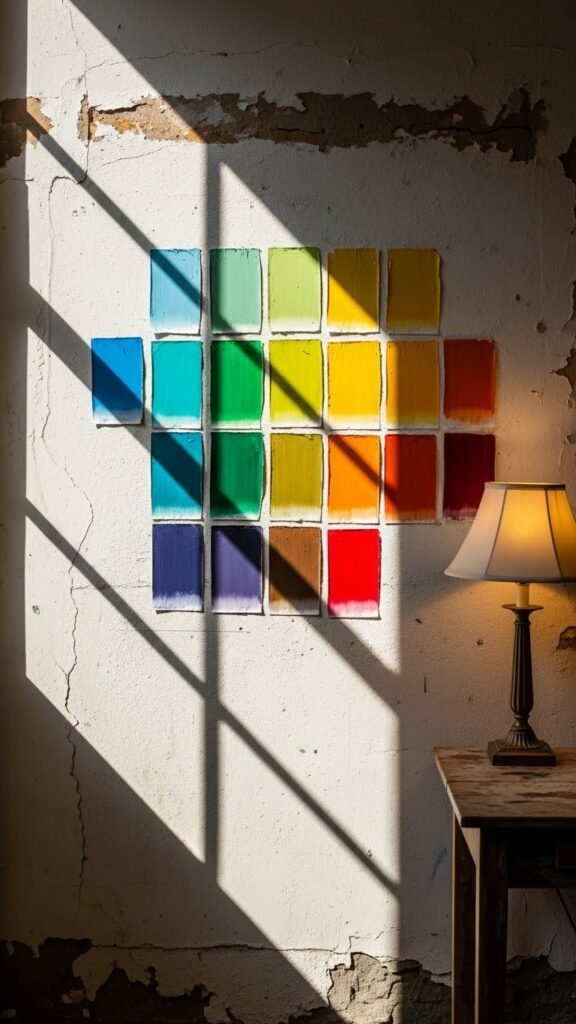 Test Paint in Real Lighting