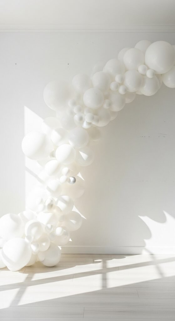 Classic White Celebration Garland