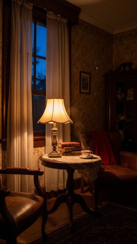 Use Lighting to Create a Warm, Retro Glow