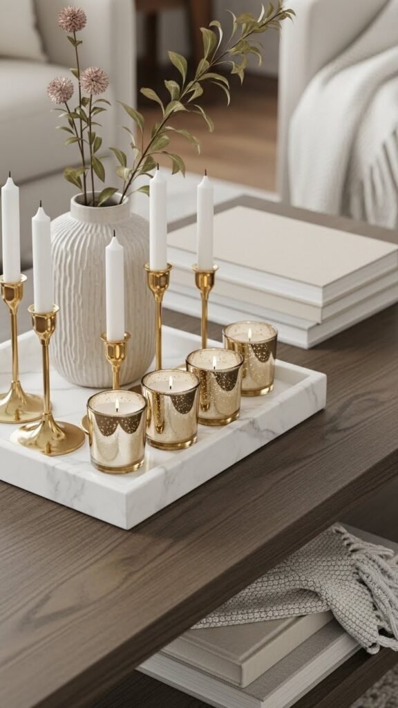 Start Small With Subtle Gold Touches