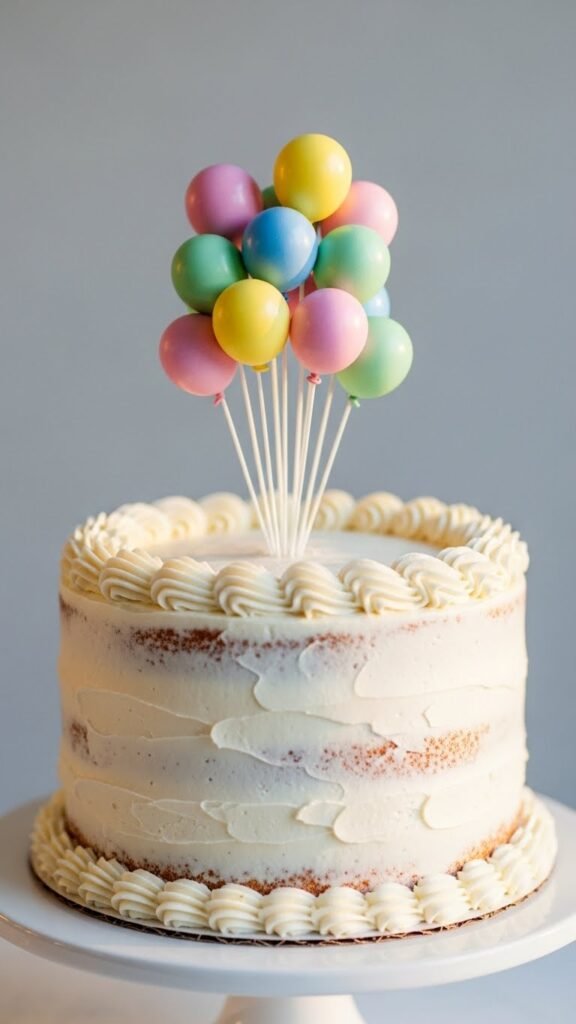 Mini Balloon Cake Toppers