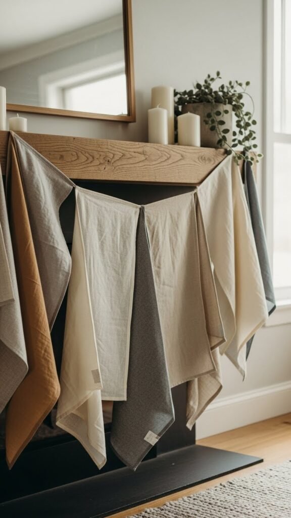 Solid Color Fabric Flags