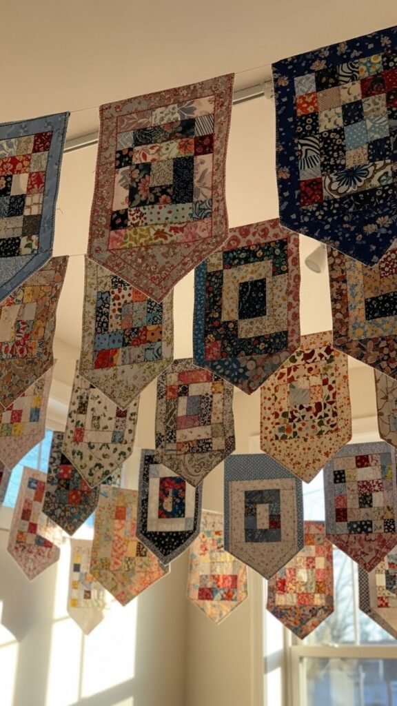 Patchwork Banner Flags