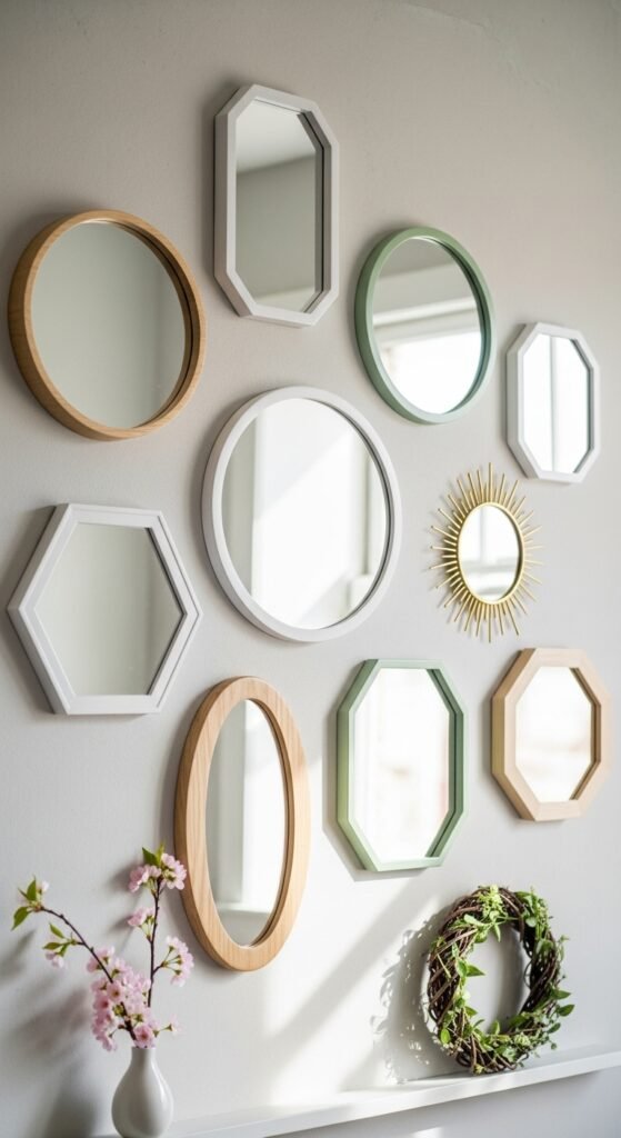 Layered Mirror Gallery Wall