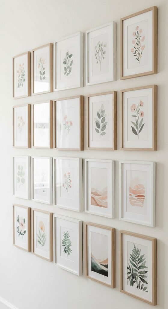 Simple Gallery Wall With Breathing Room