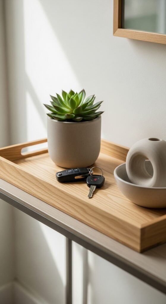 Simple Tray with Everyday Essentials