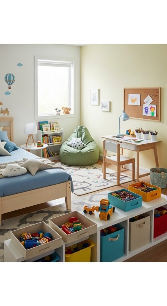 Create Zones for Sleep, Play, and Creativity