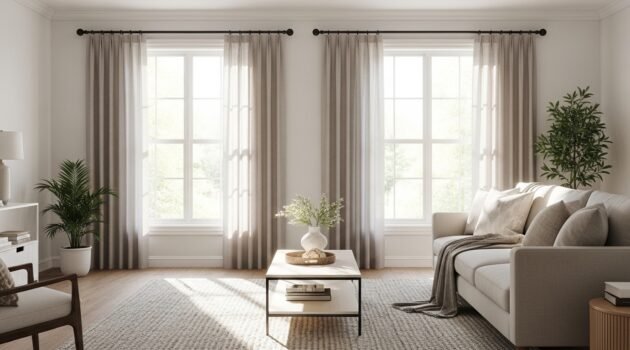 How to Style Curtain Rods for Polished Window Decor