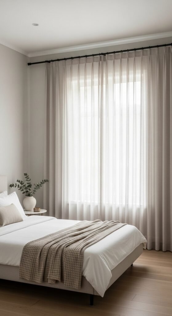 Hang Curtain Rods Higher Than You Think