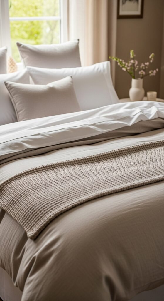 Textured Bed Scarves